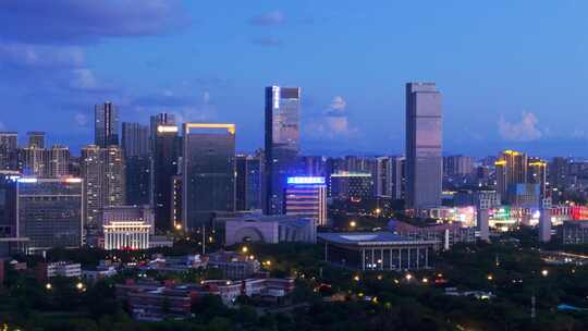 佛山顺德市区 欢乐海岸夜景