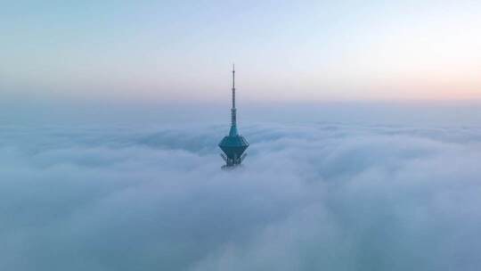 石家庄电视塔云海