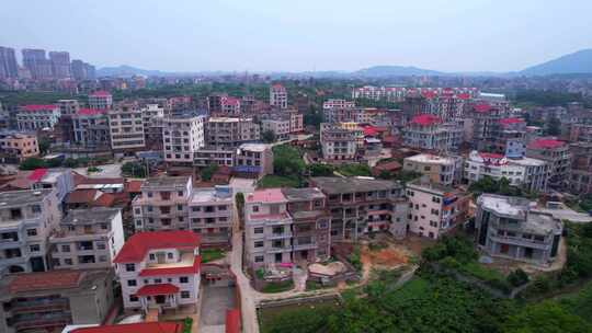 航拍福建莆田秀屿农村