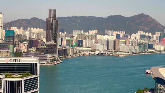 远眺香港维多利亚港