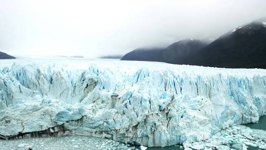北极冰川景观视频素材模板下载