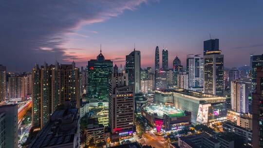 深圳罗湖CBD夜景