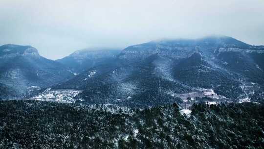 千佛山雪景航拍合集