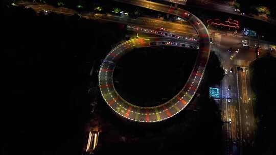 重庆立交桥夜景