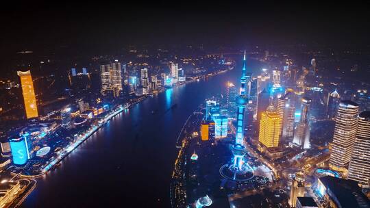 繁华上海夜景