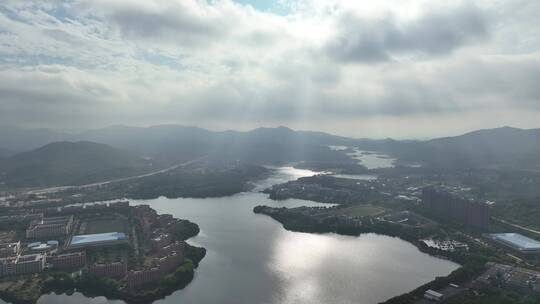 福建山水风光风景航拍山川河流