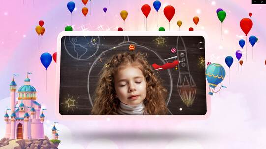 儿童节放飞梦想AE模板AE视频素材教程下载