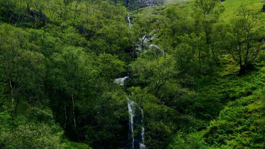 山泉泉水溪流溪水水源水花山间流水