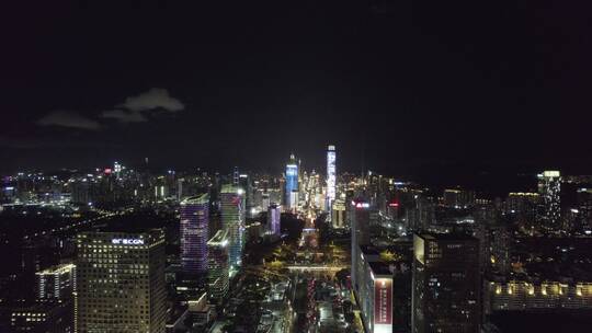 深圳夜景 深圳市区 深圳中心  深圳