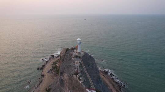 海岸山灯塔一组视频素材模板下载