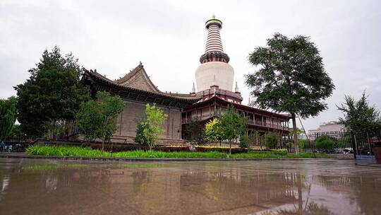 古色古香的寺院建筑