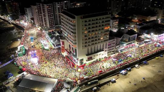 城市夜晚景色视频素材模板下载