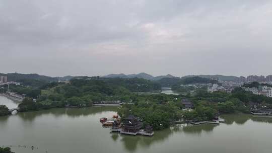 惠州西湖风景名胜区鹤屿航拍