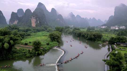 广西桂林遇龙河风光