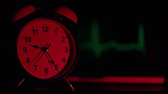 生命计时器时间心电图紧急时刻