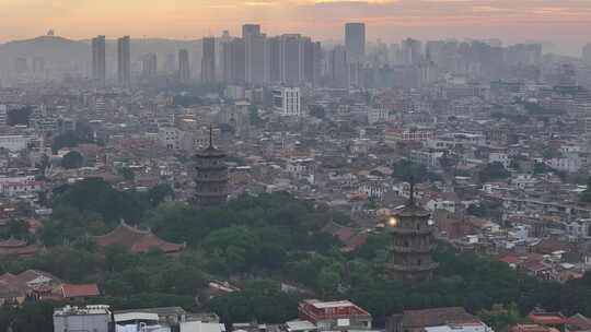 福建泉州开元寺古城城市宣传片航拍