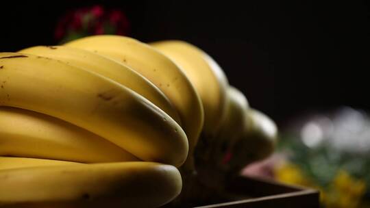 香蕉猕猴桃水果食材 (4)视频素材模板下载
