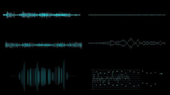 带通道动态音频波形AE视频素材教程下载