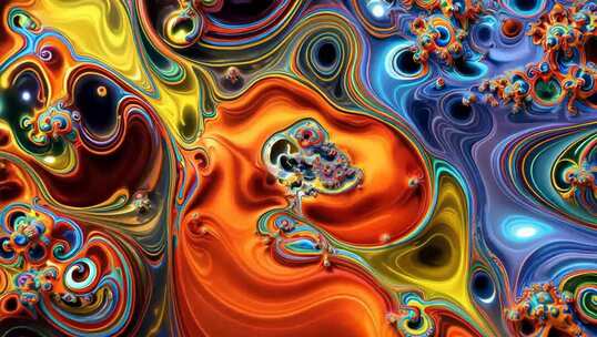 抽象艺术流动背景画面