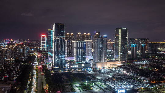 佛山万达广场夜景延时