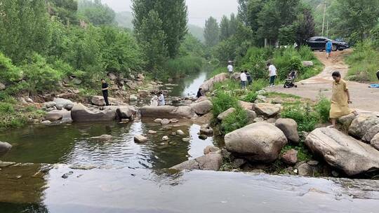 济南黄巢水库景色