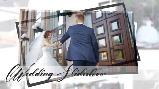 浪漫唯美的婚礼爱情故事文本婚礼视频纪念日AE模板