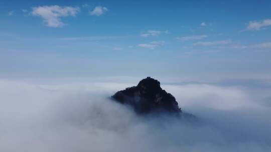 秦岭圭峰山云海云雾缭绕绝美云海