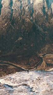 治愈系风景，海边日落山峰，治愈系