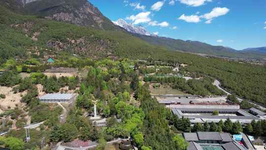 丽江玉水寨旅游风景区航拍