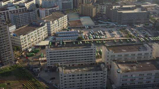 航拍深圳城市建筑景观