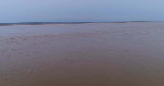 黄河 宽阔 主河道 河面 黄河水 水流 旋涡