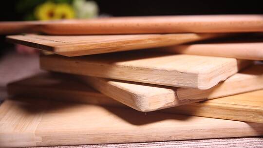 各种木质的菜板案板 (6)视频素材模板下载