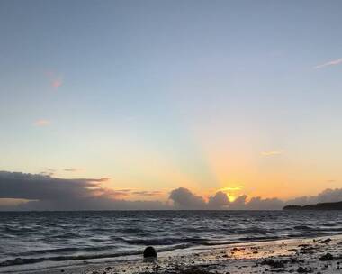 海滩日出延时