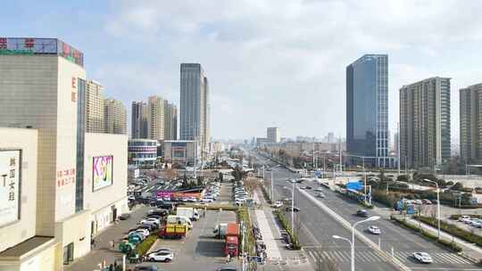 青岛即墨服装市场鸟瞰全景