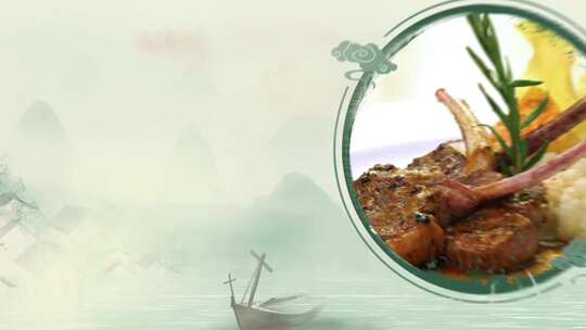 立冬节气古风动画背景