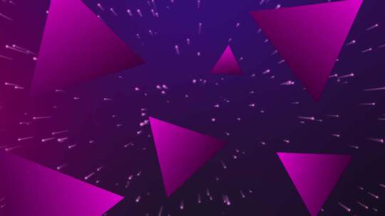 浮动紫色三角形