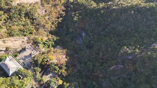 秋天大山公里航拍