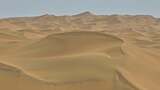 新疆库木塔格沙漠航拍高清在线视频素材下载