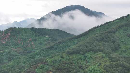 蓟州区山区附近雨后航拍