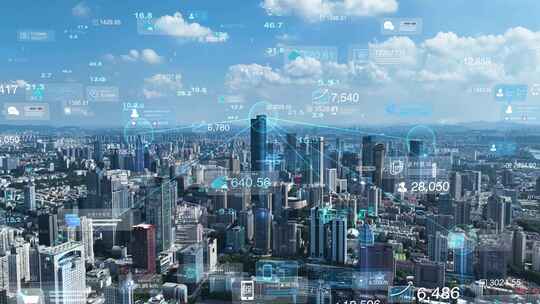 互联网智慧城市数字城市数字南京智慧交通视频素材模板下载