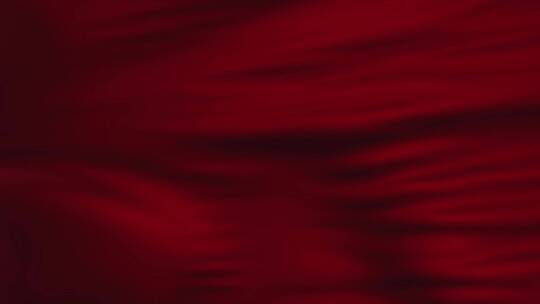 红布红绸布料飘动
