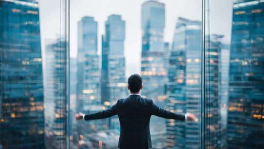 商务合作商务人士