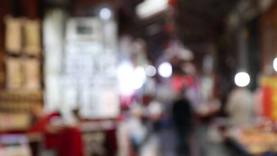 西安回民街 人流