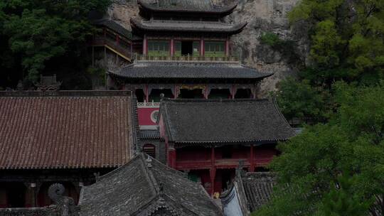 沁源灵空山圣寿寺视频素材模板下载