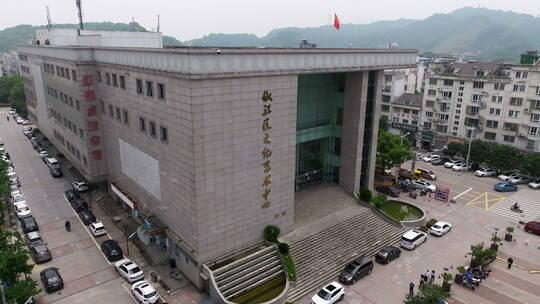 台州椒江剧院文化艺术中心航拍