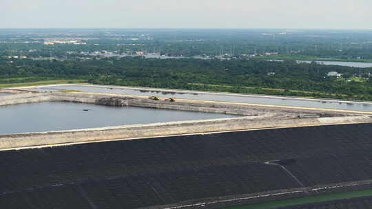 佛罗里达坦帕附近用于化学废物储存的工业磷