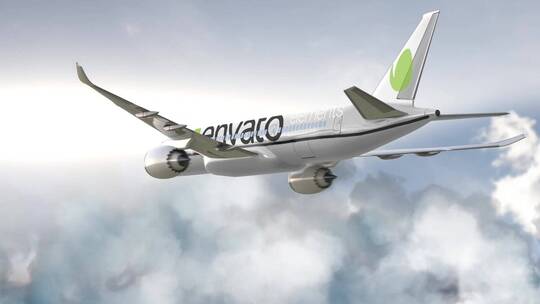 3D飞机LOGO展示航空宣传片AE模板