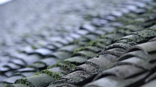 雨后房顶