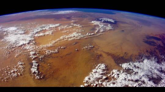 空间站拍摄地球照片