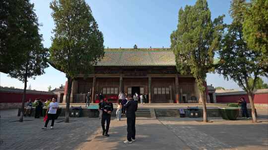 山西晋中双林寺彩塑实拍